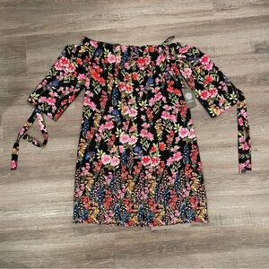 NWT| Vince Camuto Tie Sleeve Off-the-Shoulder Dress| Size 8
